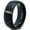 Black, variant on Tungsten Emperor King Penguin Standing Band Ring 8mm Men Women Comfort Fit Black Beveled Edge Polished