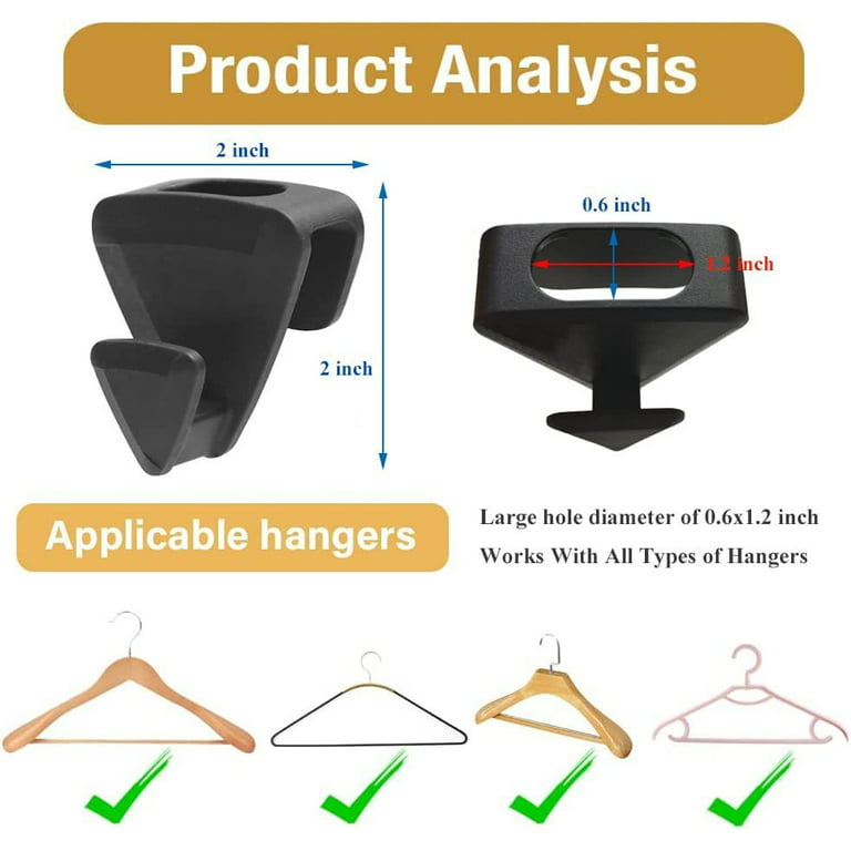 Space Clothes Hanger Connector Hooks Triangles Clothes Hanger