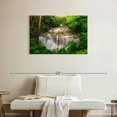 thumbnail image 2 of Elephant Stock Dazzling Huai Mae Khamin Waterfall Wall Art - Horizontal Canvas Wall Art - Living Room Wall Decor - Nature Canvas - Green And Brown Decor - 36" x 24", 2 of 4