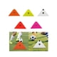 thumbnail image 5 of Conos de entrenamiento de fútbol Conos de disco triangulares Conos de disco de fútbol para ejercicios Conos para juegos Regate Rugby Desafío Carreras de obstáculos, 5 of 5