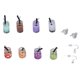 thumbnail image 1 of Kit de suministros para hacer pendientes, 4 colores diferentes, diseño personalizado de bebidas, accesorios completos, pendientes colgantes DIY, 1 of 12
