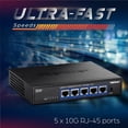 thumbnail image 4 of Conmutador TRENDnet TEG-S750 de 5 puertos 10G RJ-45 100 Gbps negro, 4 of 9