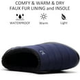thumbnail image 5 of CHICVOMEY Winter Women's Slippers Fuzzy Plush Lined House Shoes Slip-On Slippers for Women Indoor/Outdoor Comfort Waterproof Slippers, 5 of 9