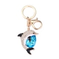 thumbnail image 5 of mdesiwst Key Ring Rhinestones-Encrusted Dolphin Shape Keychain Pendant with Strong Lobster Clasp Keys Bags Car Keys Accessories, 5 of 8