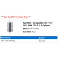 thumbnail image 2 of Fuel Filter - Compatible with 1985 - 1992 BMW 735i 3.5L 6-Cylinder 1986 1987 1988 1989 1990 1991, 2 of 2