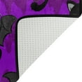 thumbnail image 5 of SKYSONIC Abstract Halloween Cat Wings Non-Slip Area Rug, Funny Purple Floor Carpet for Indoor Front Porch,Living Room, Bedroom,Kitchen,72"x48", 5 of 7