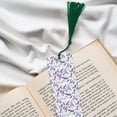 thumbnail image 6 of Kdxio Lavender Flowers Print Metal Tassel Bookmarks,Perfect Gift for Art Lovers and Bookworms Metal Bookmarks for Women, 6 of 8
