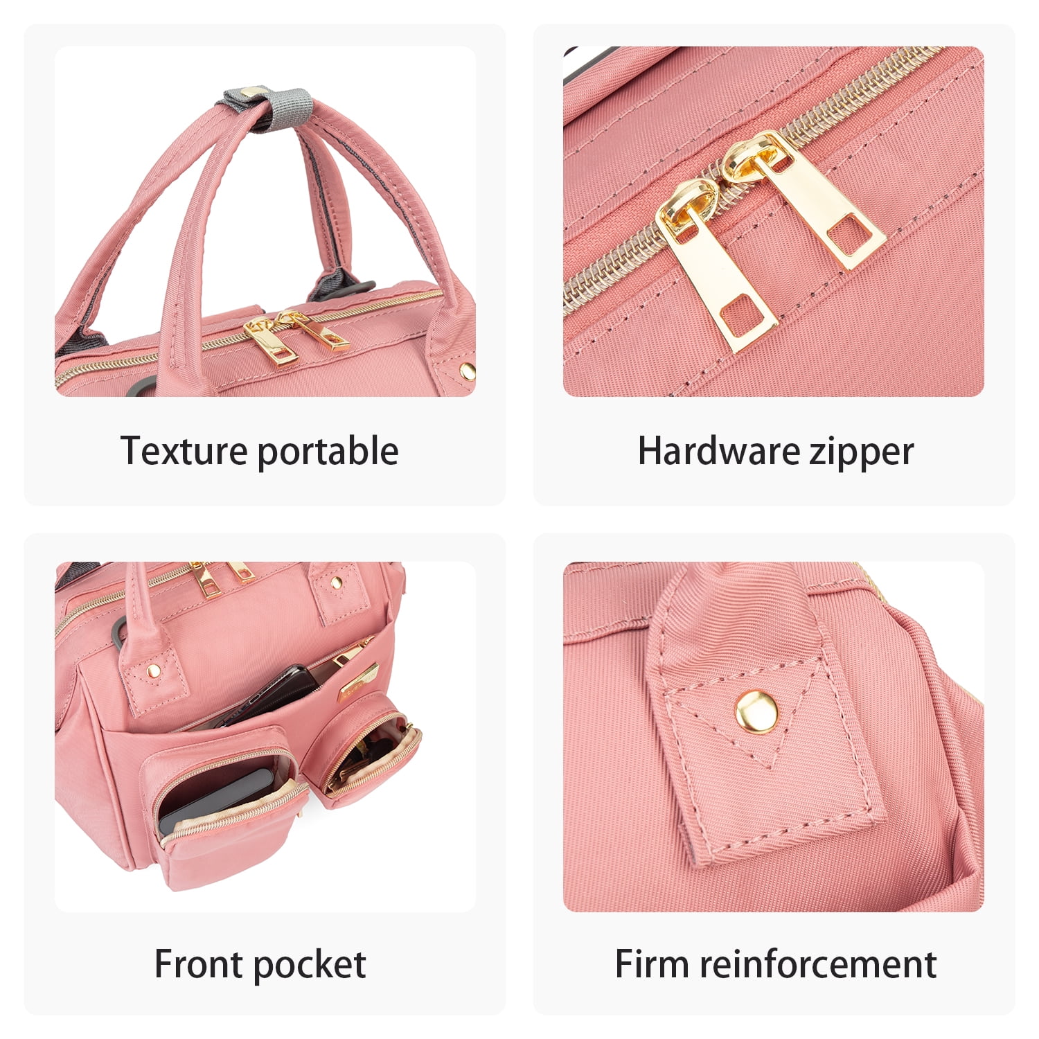 Baby Diaper Bag Backpack Waterproof Multi-Function Convertible Mini Smart Diaper Bag Backpack for Outdoor