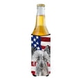 thumbnail image 2 of Carolines Treasures  Chinese Crested Usa American Flag Michelob Ultra bottle sleeve for Slim Can, 2 of 3