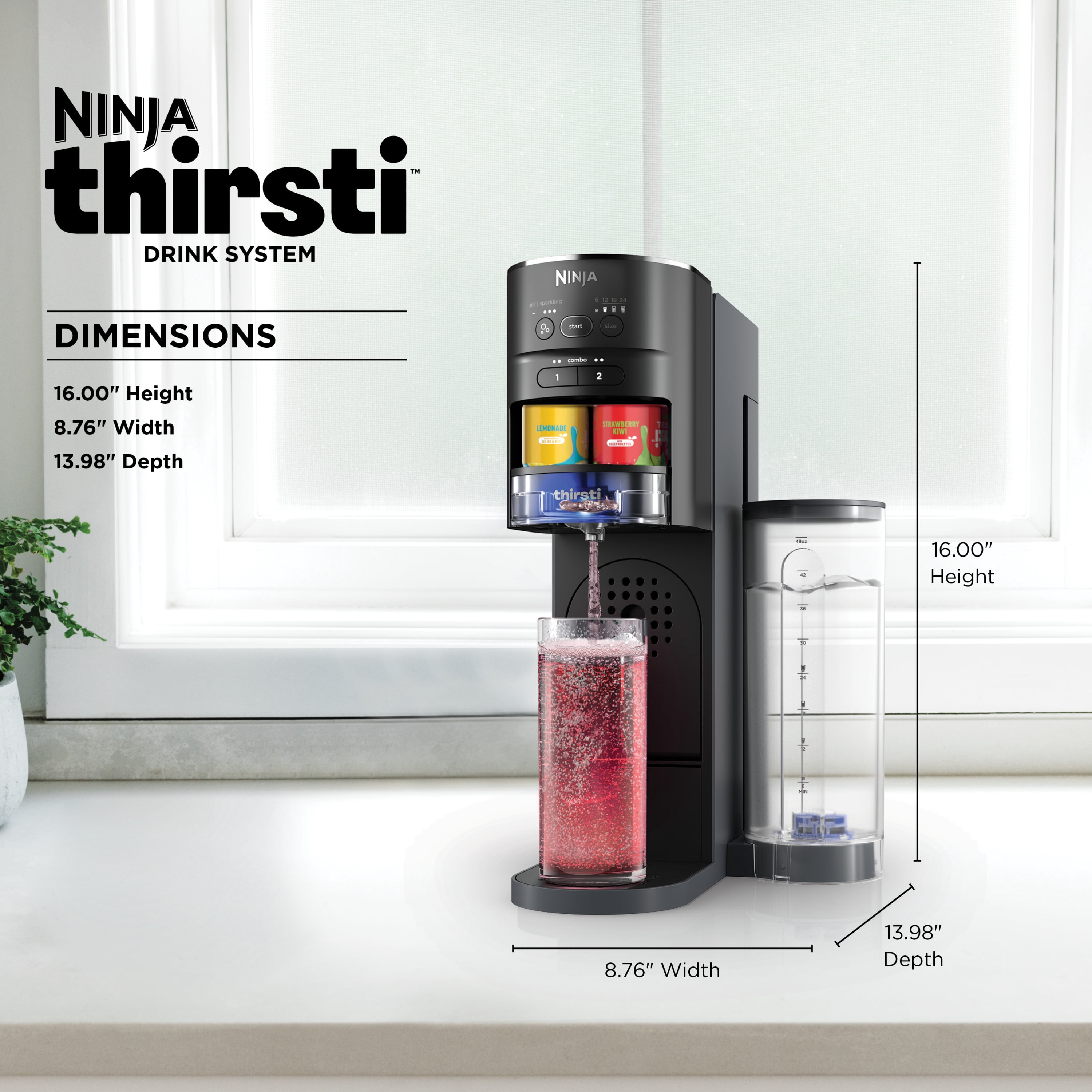 Ninja Thirsti Sparkling & Still Drink System