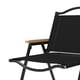 thumbnail image 3 of Silla Plegable para Acampar Sunnimix 120 kg Cojinete de Carga Ligero Plegado Negro Medio, 3 of 8