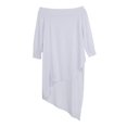 thumbnail image 2 of Mujeres Off-Shoulder Manga Larga Side Slit , Multicolor, M BLESIY las mujeres de las tapas de los hombros, 2 of 8