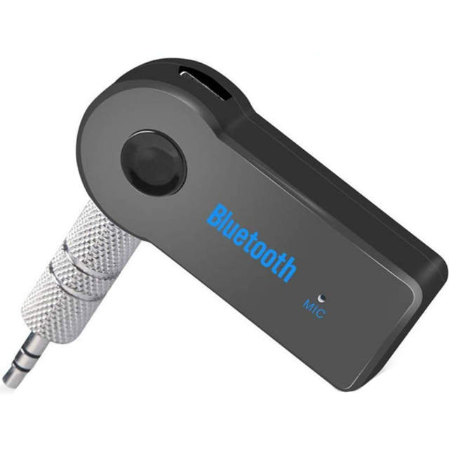 Mini Bluetooth Receiver For Samsung Galaxy M40 , Wireless To 3.5mm Jack Hands-Free Car Kit 3.5mm Audio Jack w/ LED Button Indicator for Audio Stereo System Headphone Speaker