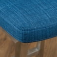 thumbnail image 3 of Sabrina Blue Fabric Barstool (Set of 2), 3 of 3