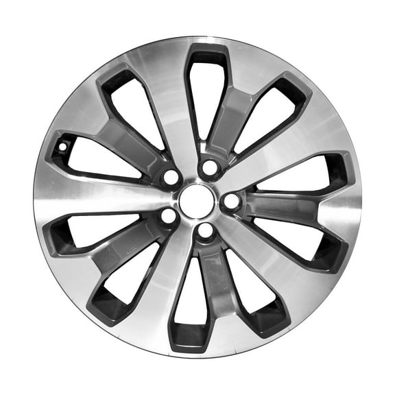 New Aftermarket  Machined and Painted Medium Charcoal Aluminum Wheel 20 x 7.5 fits 2020-2022 KIA Telluride