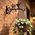 thumbnail image 4 of MTBLYS Gancho de pared de hierro para colgar cestas|comederos y campanillas de viento|Gancho decorativo con diseño ornamental para jardín|balcón|patio|terraza|uso interior y exterior, 4 of 8