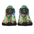 thumbnail image 5 of Golden Retriever St Patrick's Day Shoes Sneakers Black Size 13, 5 of 7