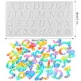 thumbnail image 4 of Keychain Molds Kit Reusable Easy Demould Alphabet Silicone Molds DIY Craft Keychain Making Set Keychain Supplies for Beginners Adults Kids Jewelry Keychain Making, 4 of 10