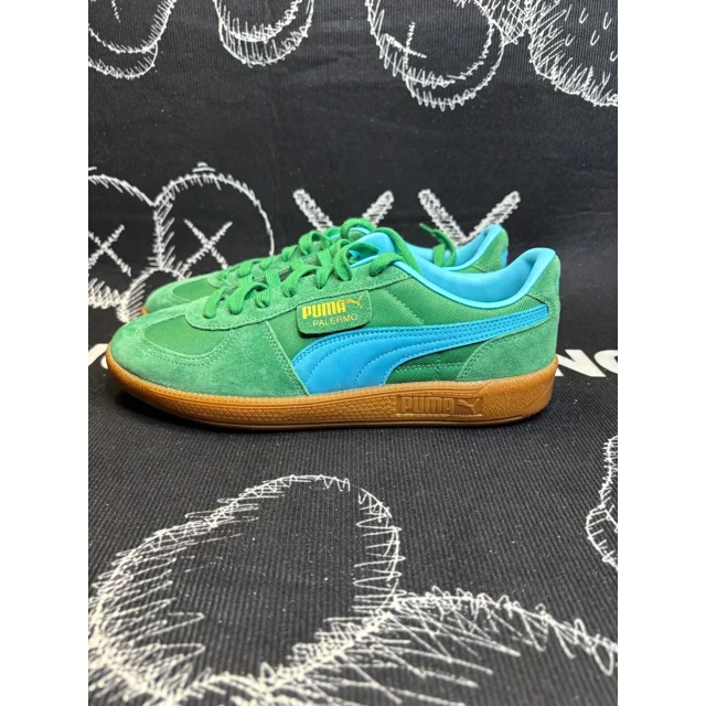 PU & MA Men's Size 9 Palermo Archive Green Bright Aqua