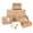 Brown, variant on White 24 Pack Bakery Boxes with Window 9x6x3 Inch for Cookies, Desserts, Gift Giving