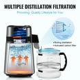 thumbnail image 4 of KFFKFF Water Distiller, 4L Capacity for Home Use, 750W Purification System, Stainless Steel Inside, Countertop Model for Pure Water Production, Silver, 4 of 9