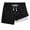 Black B1, variant on Boys Swim Trunks Lightweight Breathable Elastic Waisted Short with Compression Liner Beach Shorts Size 4-15
