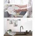 thumbnail image 5 of Easter Kitchen Dish Towels for Drying Dishes Set of 2, Spring Rabbit Colorful Eggs Tree Blue White Plaid Waffle Weave Microfiber Hand Tea Bathroom Towels Quick Dry & Absorbent Towel 12x12, 5 of 7