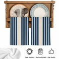 thumbnail image 5 of Navy Blue Beige Striped Kitchen Towels Set of 4, Modern Farmhouse Retro Lines Absorbent Dish Towels for Kitchen, Microfiber Hand Towel, Quick Drying Tea Towel for Cleaning Decorative Dishcloths, 5 of 7