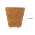 thumbnail image 2 of LOLIPPYY 1Pack Sand Yellow Resin Plant Pot for Indoor Flower Planting 11.8X5.8In, 2 of 8