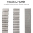 thumbnail image 5 of CIMAXIC 3Pcs Polymer Clay Cutter Tools Plated Silver Stainless Steel for Slicing Shaping and Crafting Decor, 5 of 8