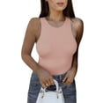 thumbnail image 2 of REORIA Tank Bodysuit for Women Halter Neck Sleeveless Ribbed Bodysuit Basic Tank Tops, 2 of 8