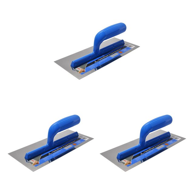 Riwesomey Paleta de enyesado para trabajadores de la construcción, Manual de montaje de yeso, paletas de acabado de hormigón de acero Type1
