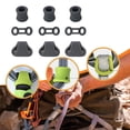 thumbnail image 6 of Kuntesetty 9 Pieces Belay Rigging Ropes Stopper Keeper Rappel Abseil Positioning Device Gray, 6 of 9