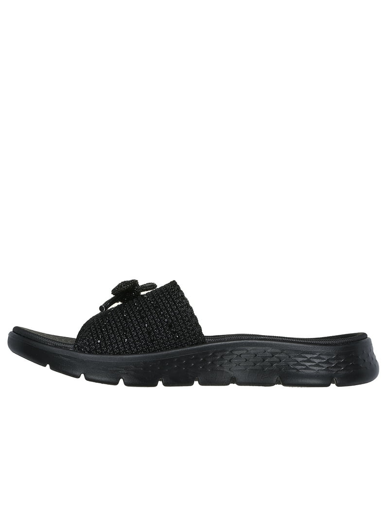 Skechers Women's On-The-Go Sandal - Stella with Rhinestones and Bow  Cushioning - Walmart.com