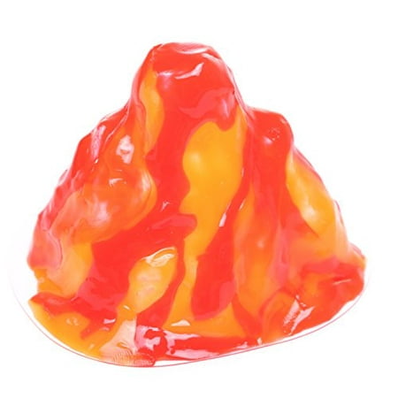 - Play Putty - Volcano Lava Play Kit including 9oz of putty in red, neon orange and glow in the dark