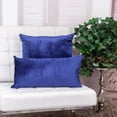 thumbnail image 2 of Parkland Collection Iphis Transitional Quilted Blue Throw Pillow, 2 of 7