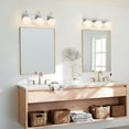 thumbnail image 4 of Hex 3-Light Bathroom Vanity Light in Chrome, 4 of 8