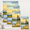 thumbnail image 4 of Designart ' The Awakening of Nature Over Meadows ' Lake House Canvas Wall Art Print, 4 of 4