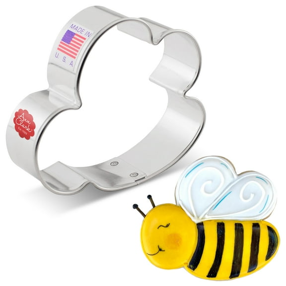 Ann Clark Cute Bee Cookie Cutter 3", Made in USA