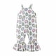 thumbnail image 1 of Ropa Para Niñas Pequeñas, Mono Para Niños Pequeños, Mono Con Estampado De Conejo De Pascua, Mono Con Tiras Estampadas De Dibujos Animados, Pantalones Blancos Odeerbi  LM103-7233, 1 of 8
