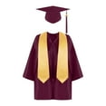 thumbnail image 1 of MeetoTime Ensemble de Performance de Graduation à Manches Longues pour Enfants Garçons Filles Blouses Col Rond Chemises Ensembles 3-10 Ans, 1 of 2