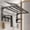 Matte Grey, variant on Foldable Towel Rack with Towel Bar Holder, 24 Inch Movable Shelf Storage Wall Mount for Bathroom Lavatory, Matte Black