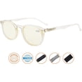 thumbnail image 2 of Lunettes d'Ordinateur pour Femmes Rondes Ovales avec Filtre de Lumière Bleue, 2 of 6