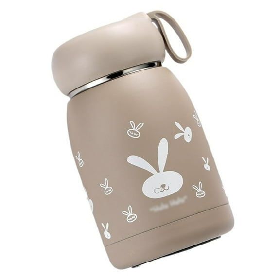 304 Stainless Steel Cartoon Rabbit Thermos Cup Cute Male and Female Students Vacuum Carry Big Belly Cup