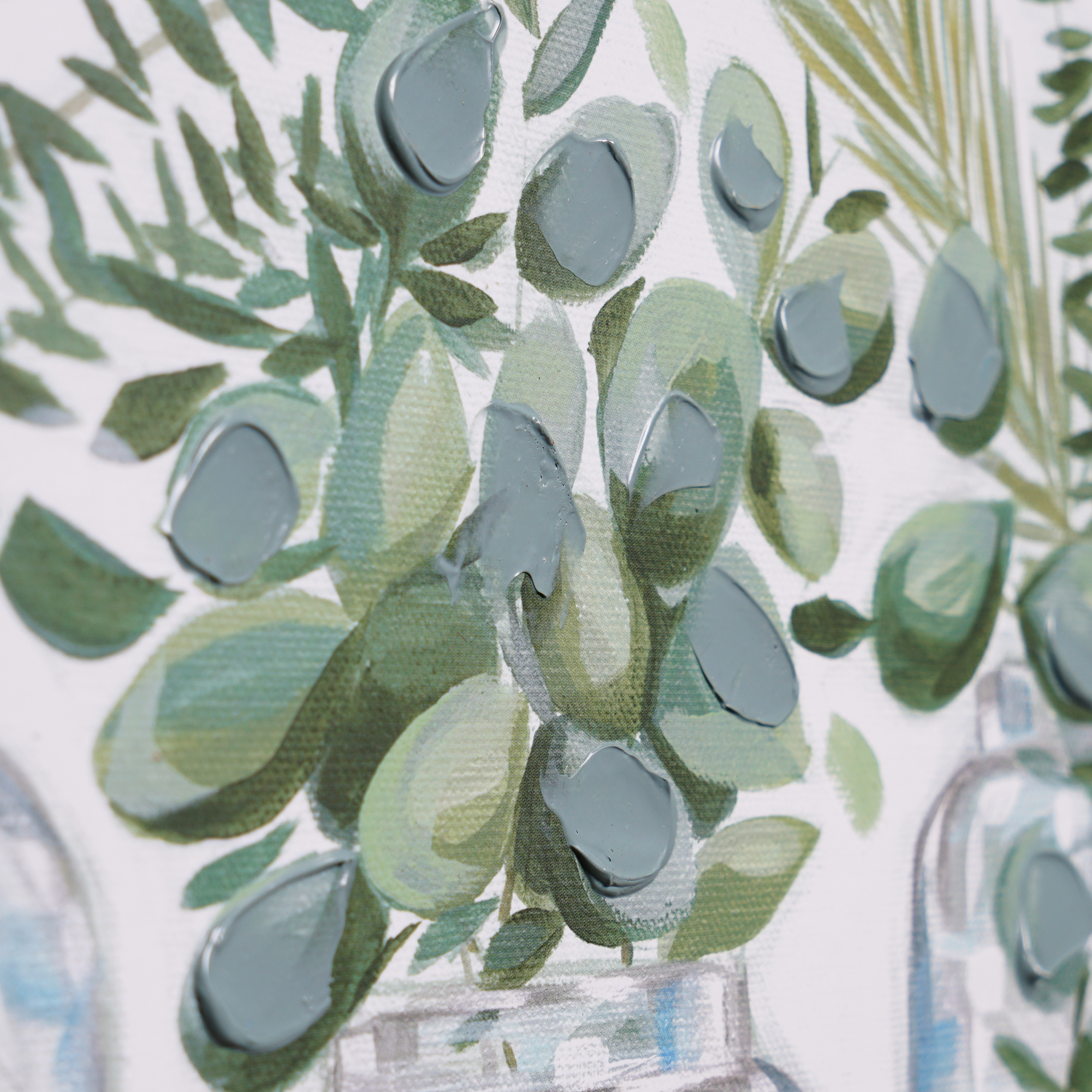 Crystal Art Gallery Double Framed Botanical Wall Art, 12x22 photo 5