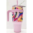thumbnail image 4 of Reduce 40 oz Cold 1 Vacuum Insulated Tumbler Mug w Handle Stainless Steel / NEW!, 4 of 4