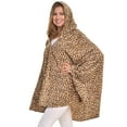 thumbnail image 1 of Angelina Cozy Fleece Hooded Wearable Blanket (1-Pack), 1 of 3