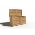 thumbnail image 3 of Curated Maison Martha Teak Outdoor Storage Cushion Box in Natural, 3 of 5