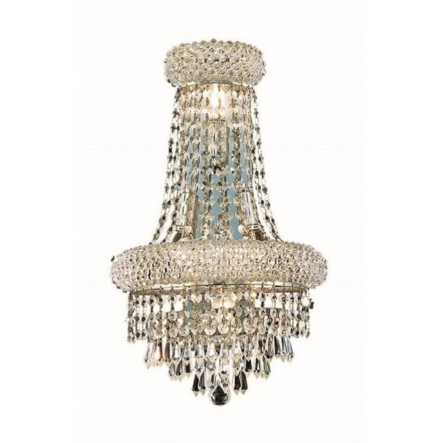 Elegant Lighting Primo 18" 4 Light Spectra Crystal Wall Sconce