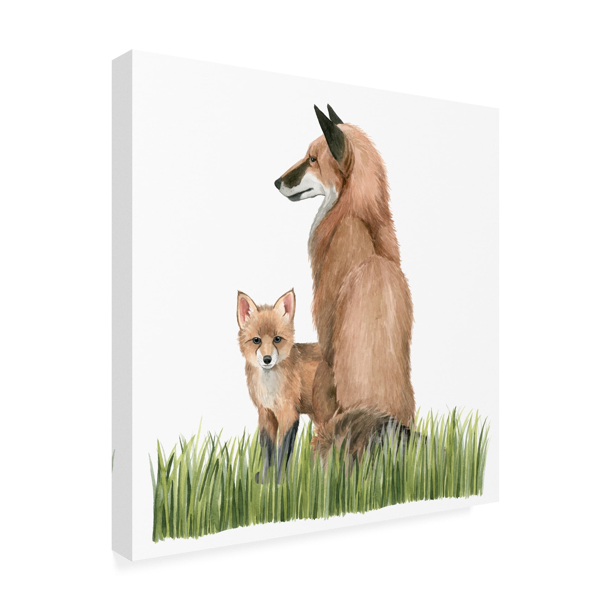 Trademark Fine Art 'Woodland Babes I' Canvas Art by Grace Popp